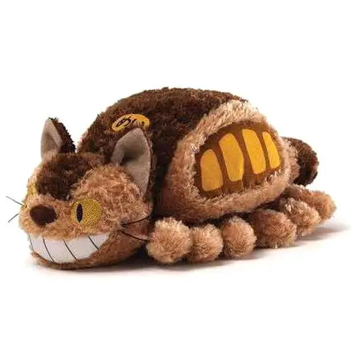 Studio Ghibli plišana figura Little Fluffy Cat Bus 20 cm fotografija proizvoda