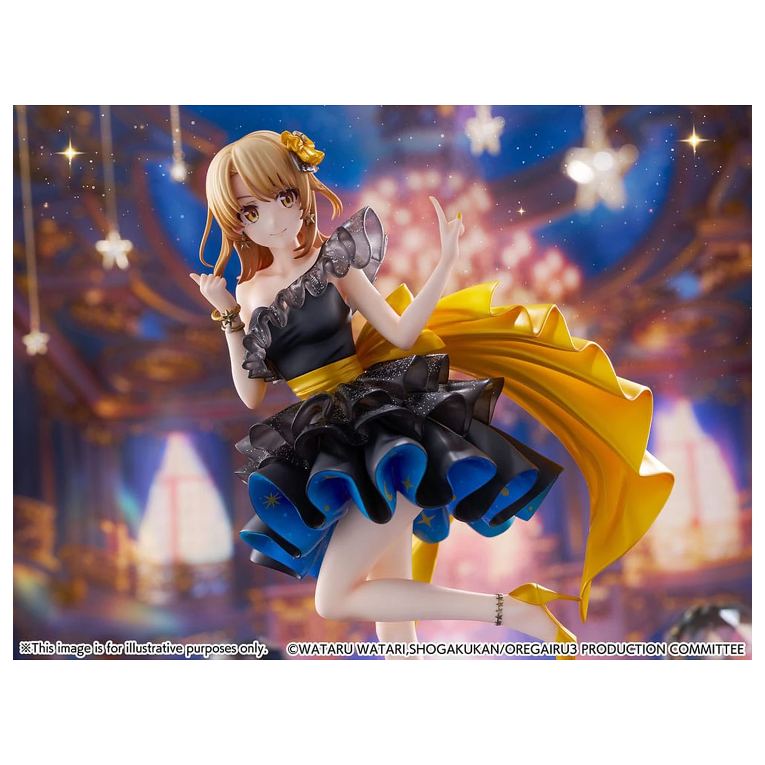 My Youth Romantic Comedy Is Wrong As I Expected. Final SHIBUYA SCRAMBLE FIGURE PVC kip 1/7 Iroha Isshiki Starry Dress Ver. 24 cm fotografija proizvoda