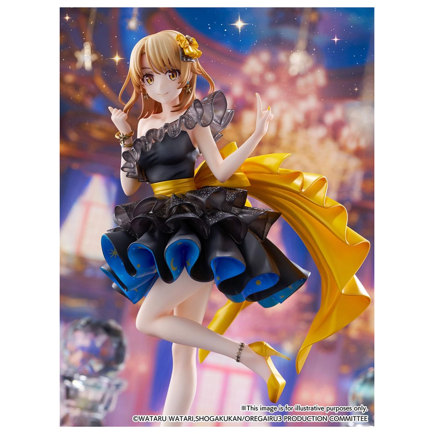 My Youth Romantic Comedy Is Wrong As I Expected. Final SHIBUYA SCRAMBLE FIGURE PVC kip 1/7 Iroha Isshiki Starry Dress Ver. 24 cm fotografija proizvoda