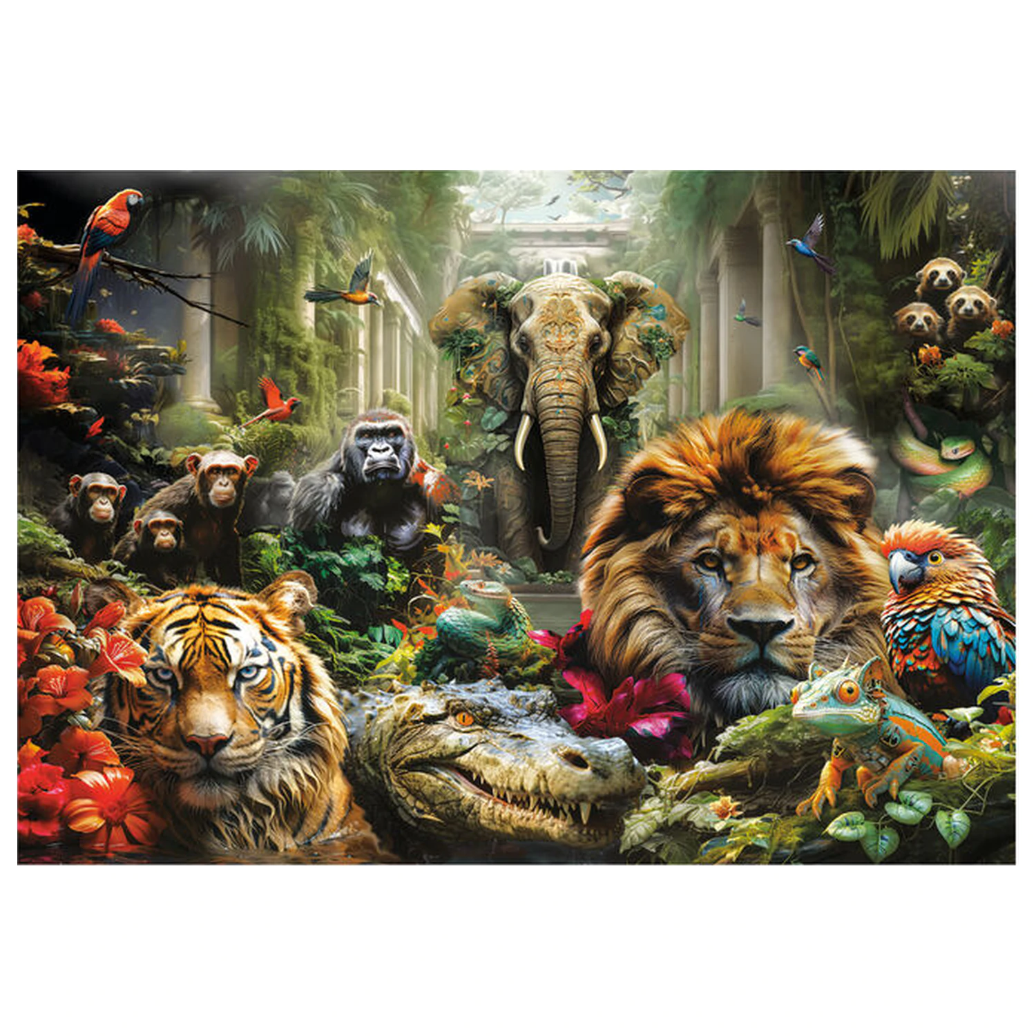 Mystic Jungle puzzle 1000 komada fotografija proizvoda