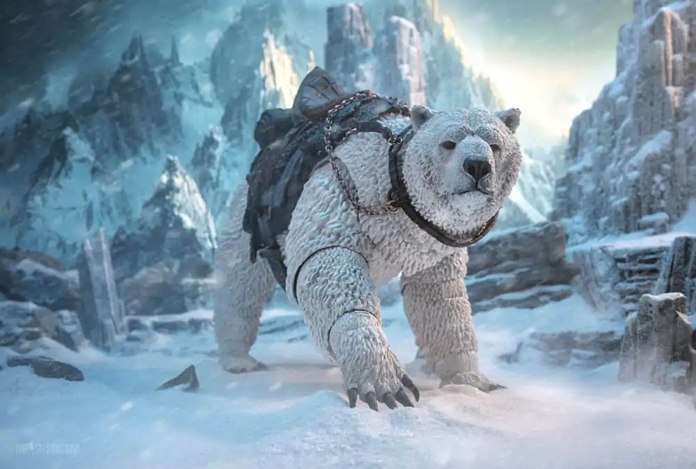 Mythic Legions Horror of Einsamall akcijska figura Isbjorn Polar Bear Mount fotografija proizvoda