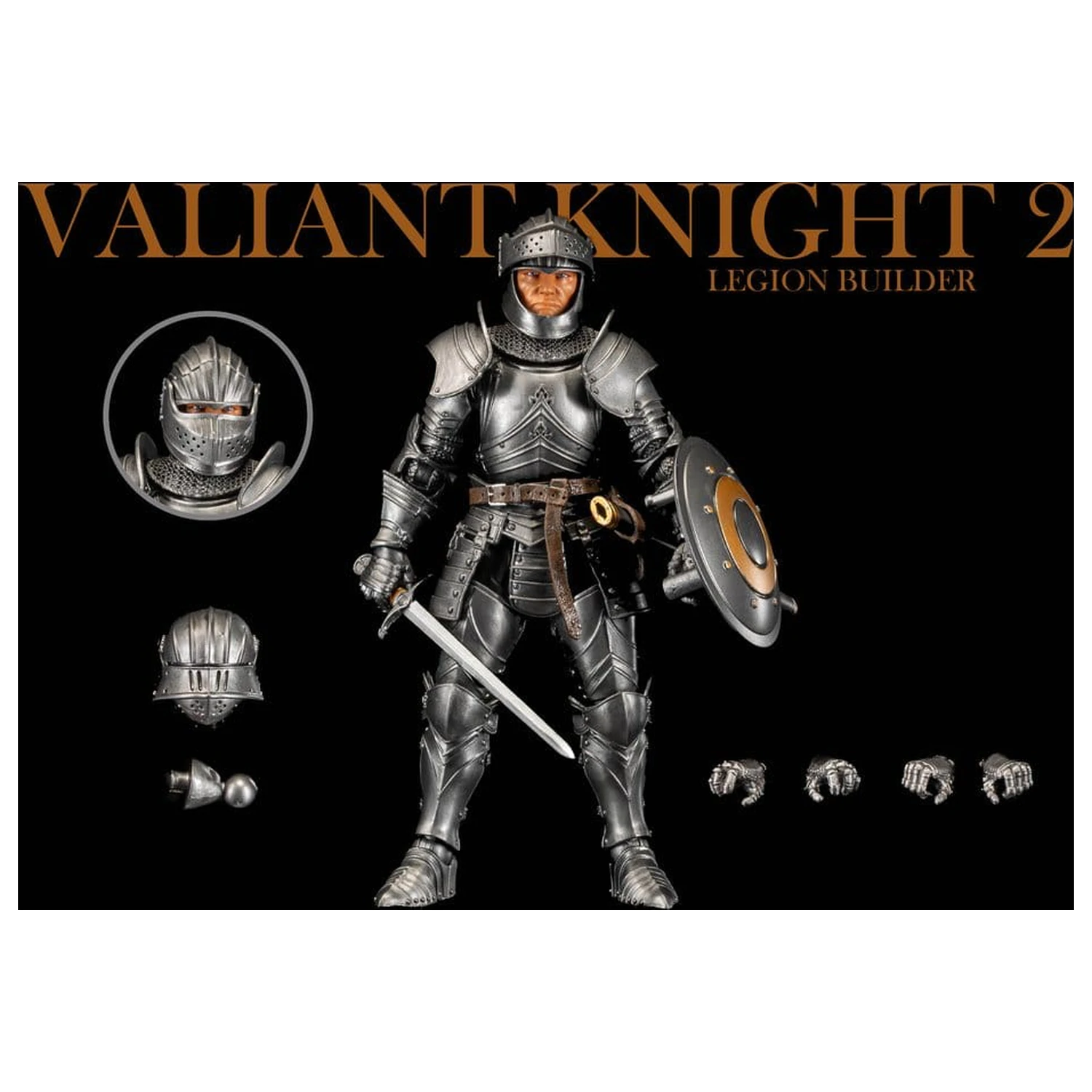 Mythic Legions: Reinforcement 3 Akcijska figura Valiant Knight 2 Legion Builder fotografija proizvoda