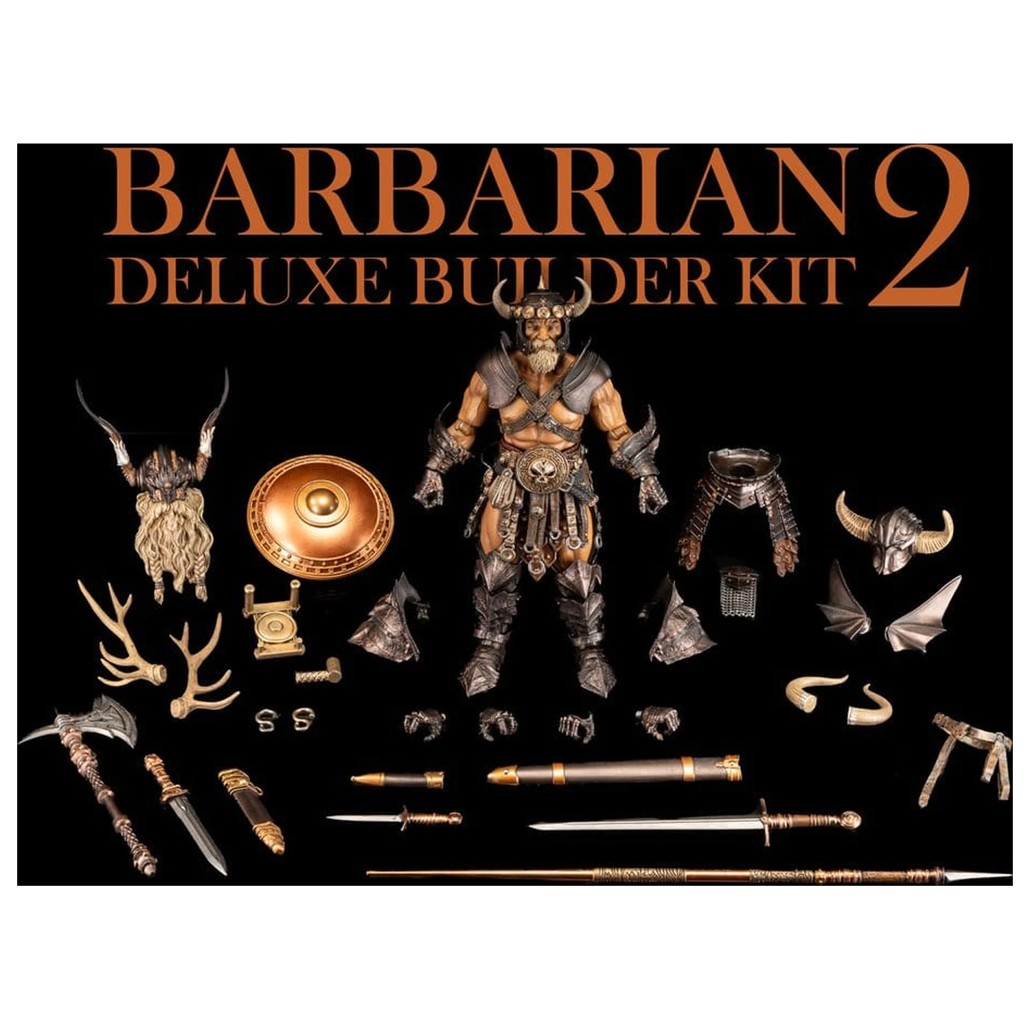 Mythic Legions: Reinforcement 3 Action Figure Dodatak Barbarian Builder Kit 2 Deluxe fotografija proizvoda