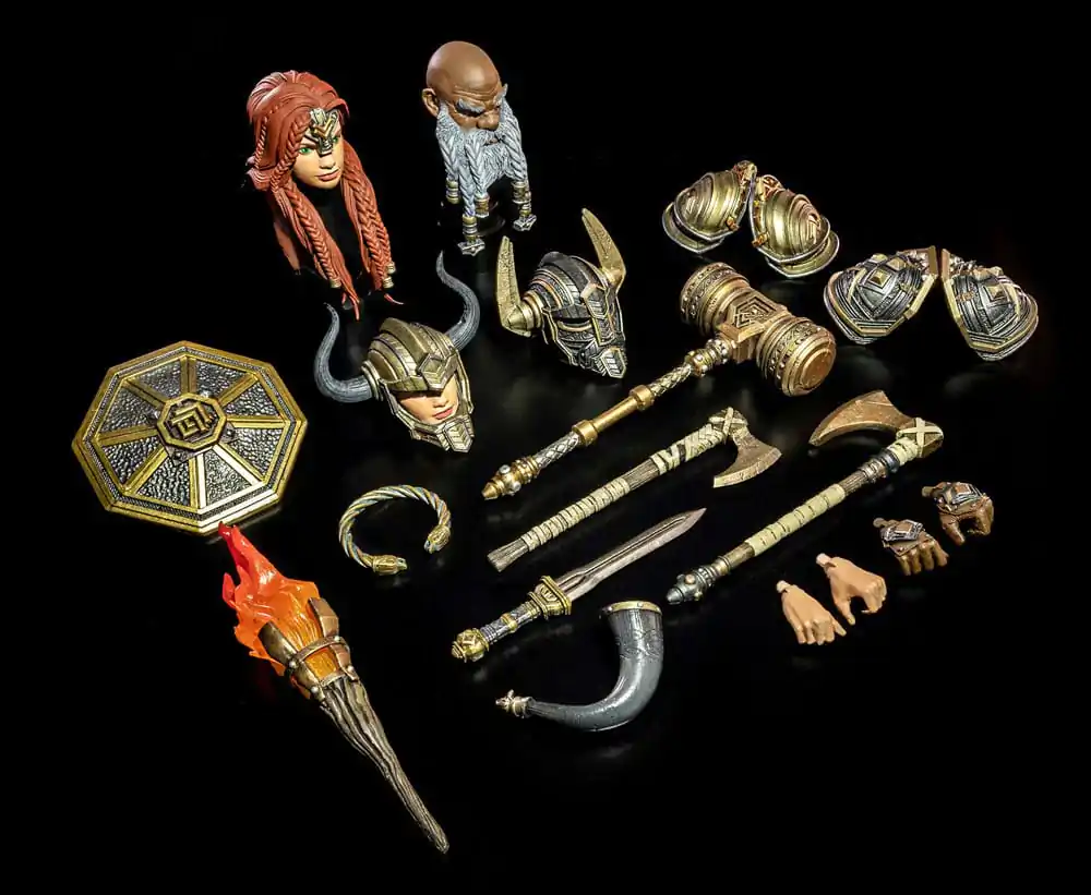 Mythic Legions: Rising Sons akcijske figure - 2-Pack Exiles From Under the Mountain 15 cm fotografija proizvoda