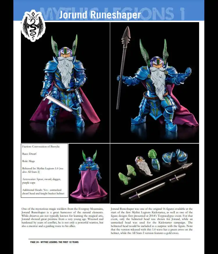 Mythic Legions: The First 10 Year Book Tvrdi uvez fotografija proizvoda