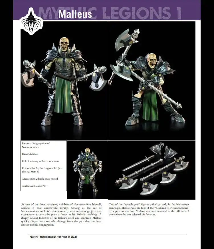 Mythic Legions: The First 10 Year Book Tvrdi uvez fotografija proizvoda