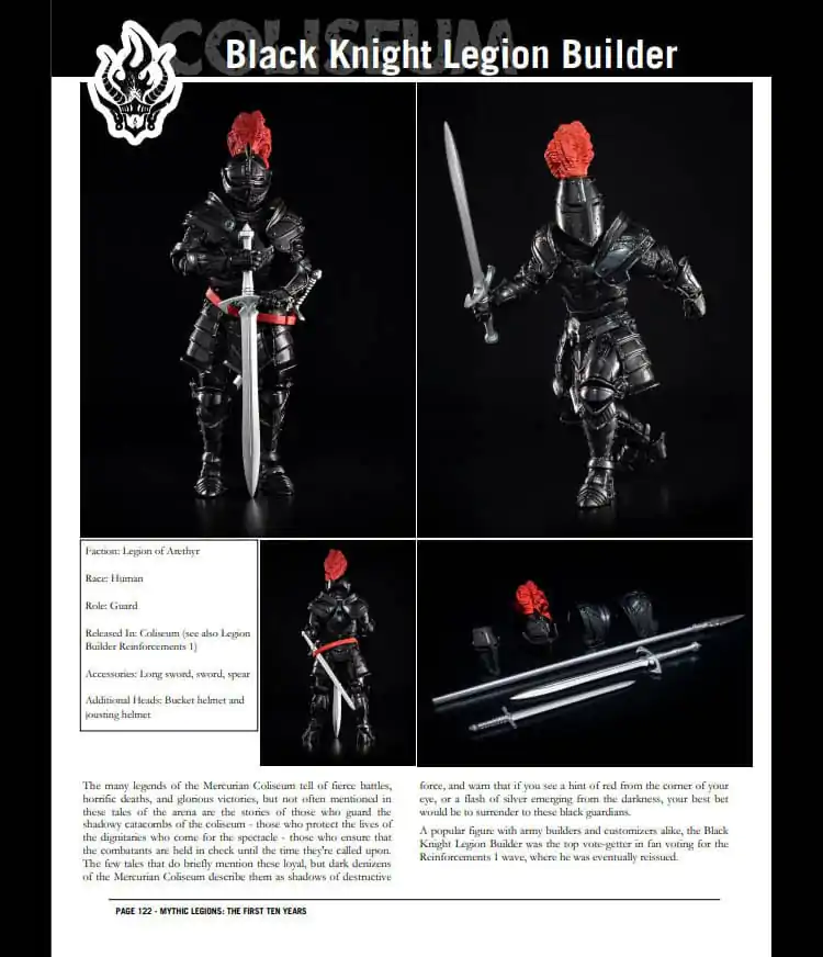 Mythic Legions: The First 10 Year Book Tvrdi uvez fotografija proizvoda