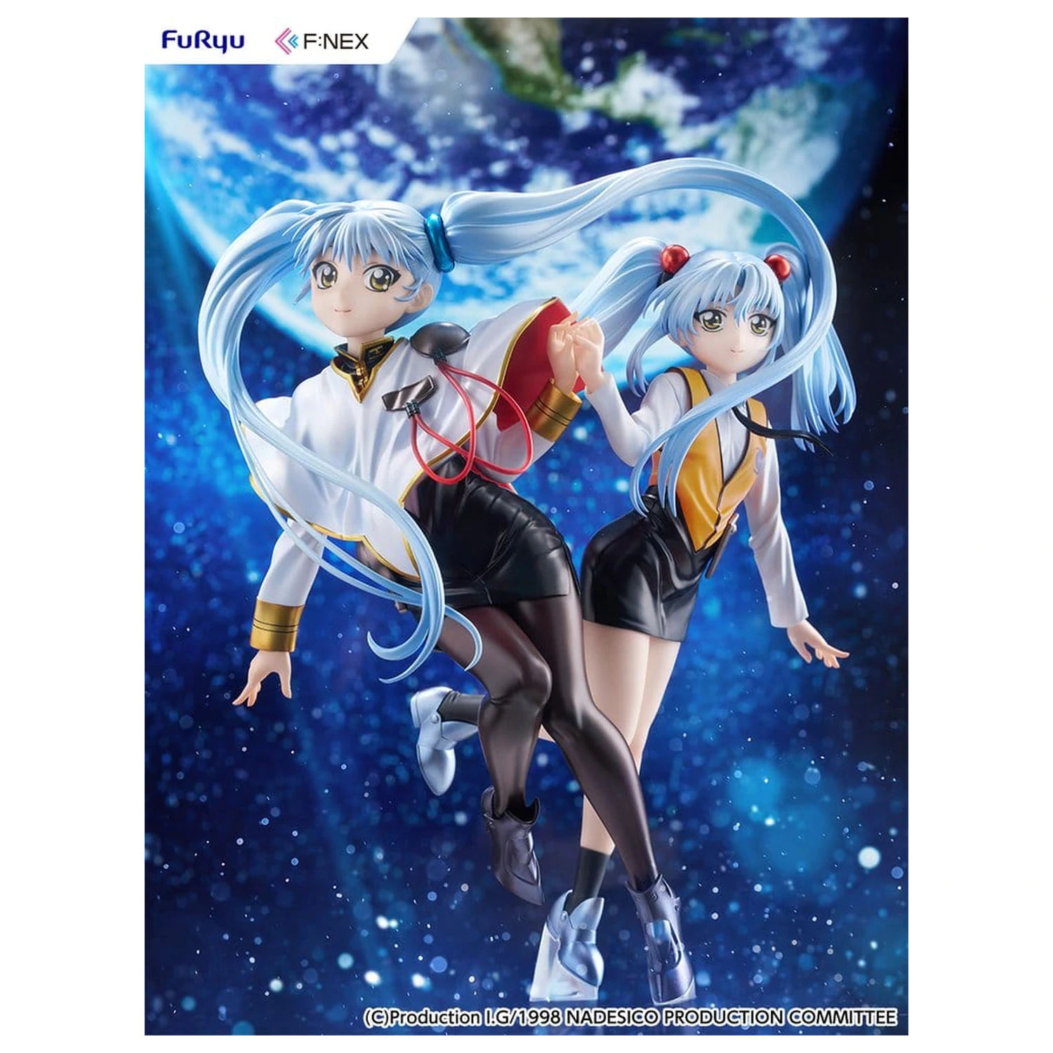 Nadesico the movie The prince of darkness PVC Figura 1/7 Ruri Hoshino double ruriruri Ver. 22 cm fotografija proizvoda