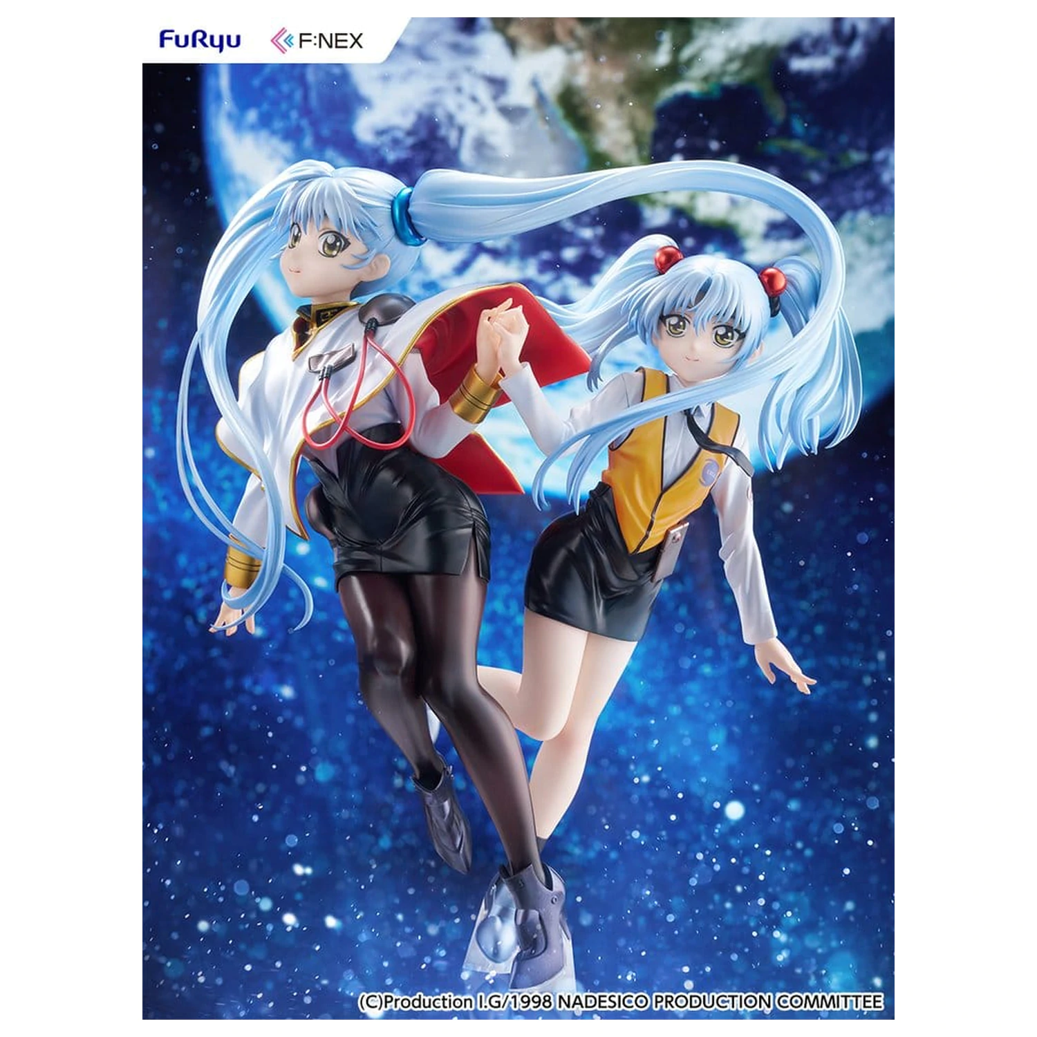 Nadesico the movie The prince of darkness PVC Figura 1/7 Ruri Hoshino double ruriruri Ver. 22 cm fotografija proizvoda