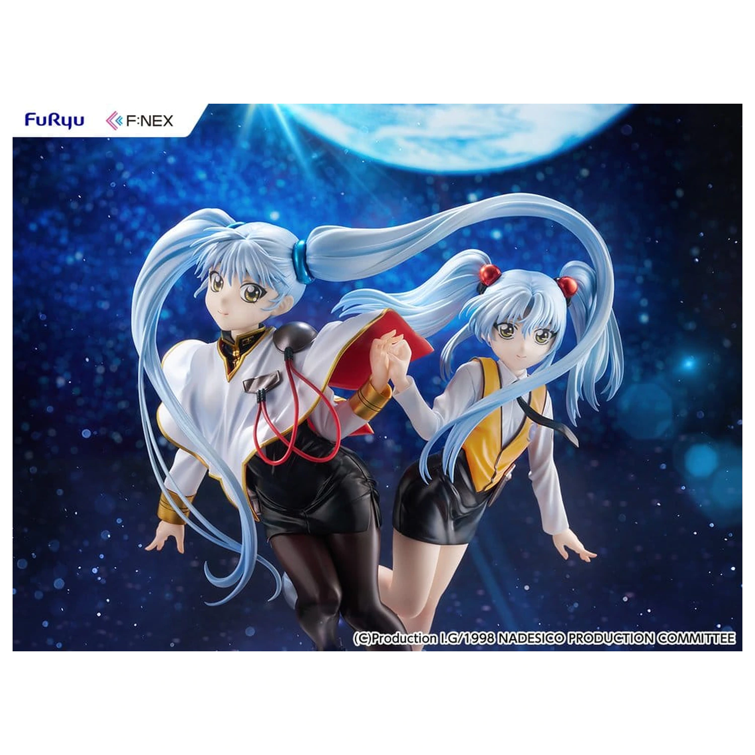 Nadesico the movie The prince of darkness PVC Figura 1/7 Ruri Hoshino double ruriruri Ver. 22 cm fotografija proizvoda
