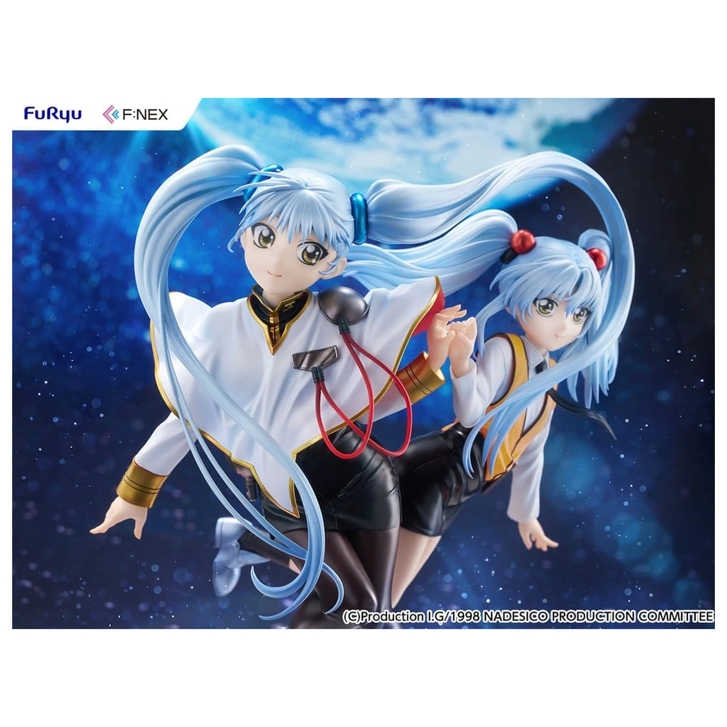 Nadesico the movie The prince of darkness PVC Figura 1/7 Ruri Hoshino double ruriruri Ver. 22 cm fotografija proizvoda