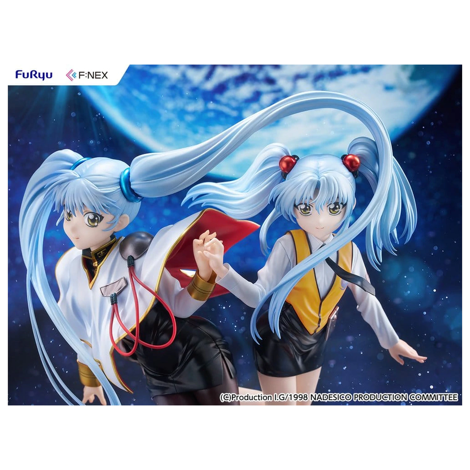 Nadesico the movie The prince of darkness PVC Figura 1/7 Ruri Hoshino double ruriruri Ver. 22 cm fotografija proizvoda