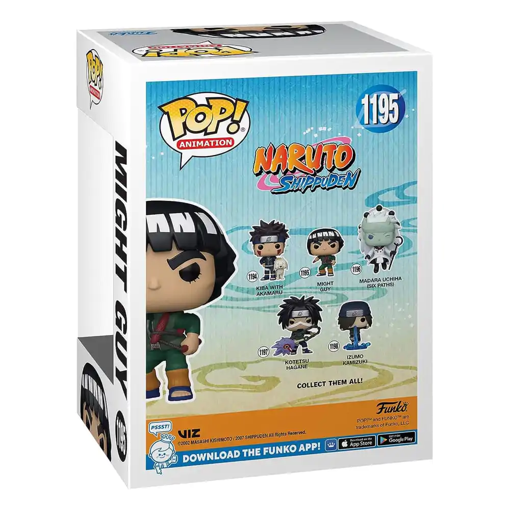 Naruto POP! Animation Vinyl Figura Might Guy 9 cm fotografija proizvoda