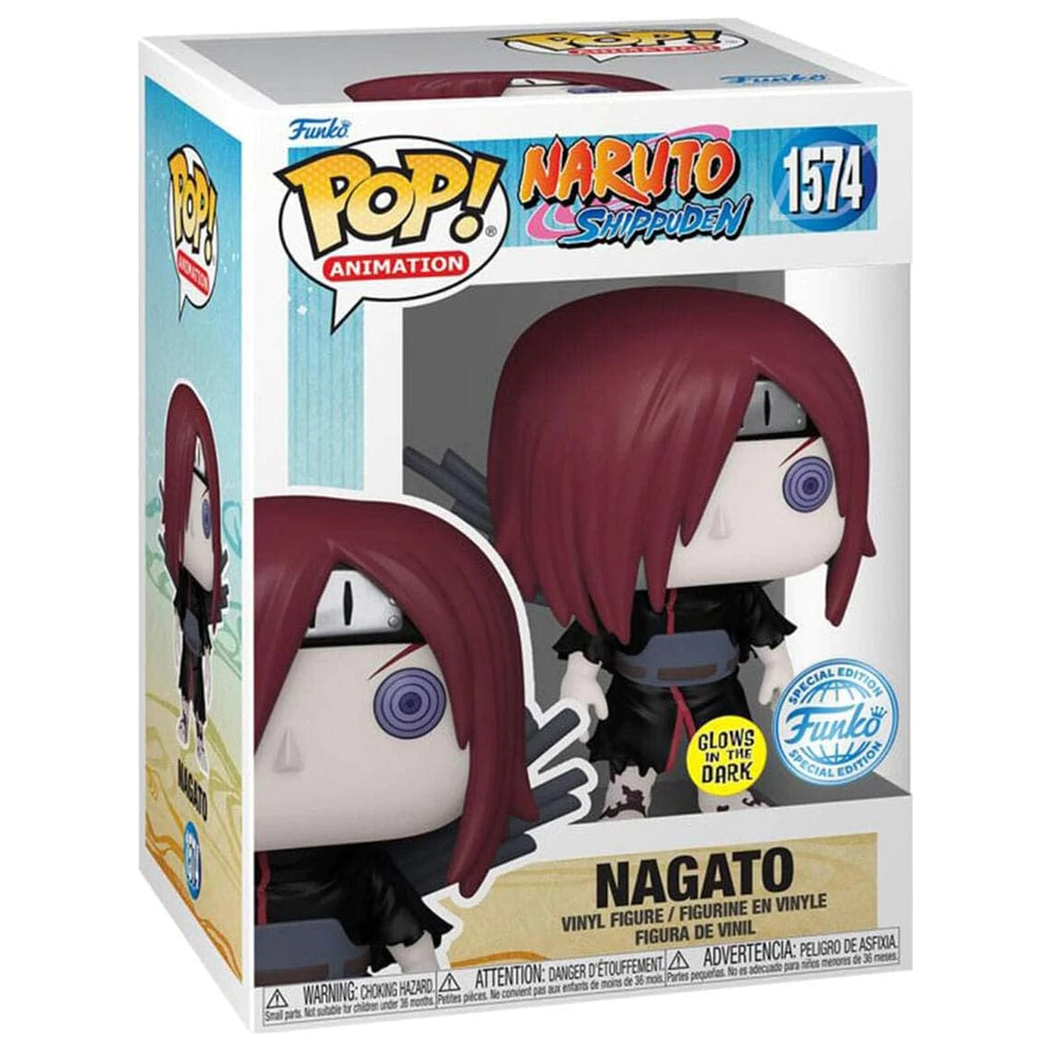 Naruto Funko POP Animation Vinilna figura Nagato Glow in the Dark *Ekskluzivna verzija* 9 cm fotografija proizvoda