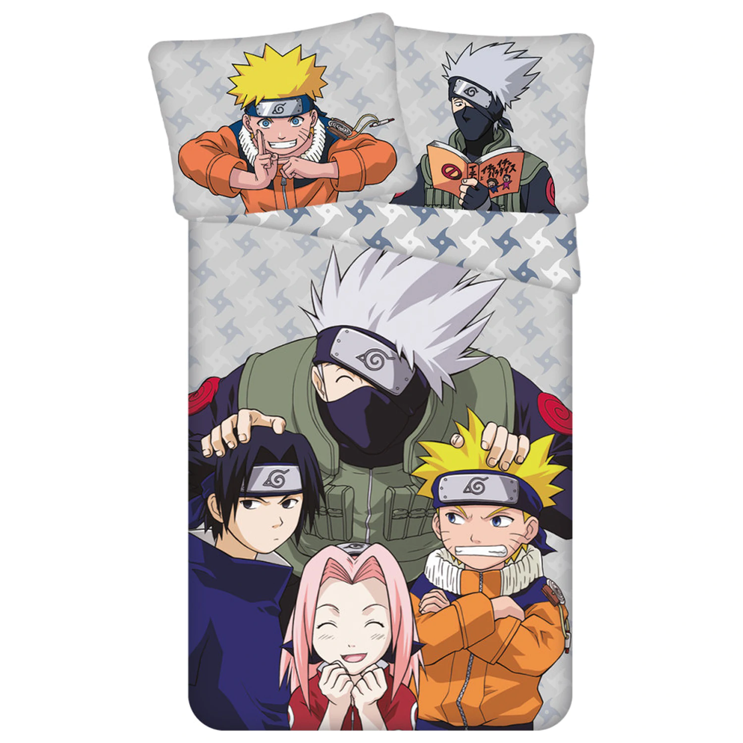 Naruto sivi prekrivač za poplun fotografija proizvoda