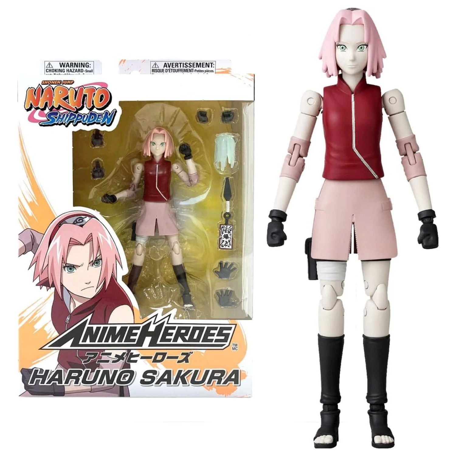 NARUTO Haruno Sakura Figura Anime Heroes 17 cm fotografija proizvoda