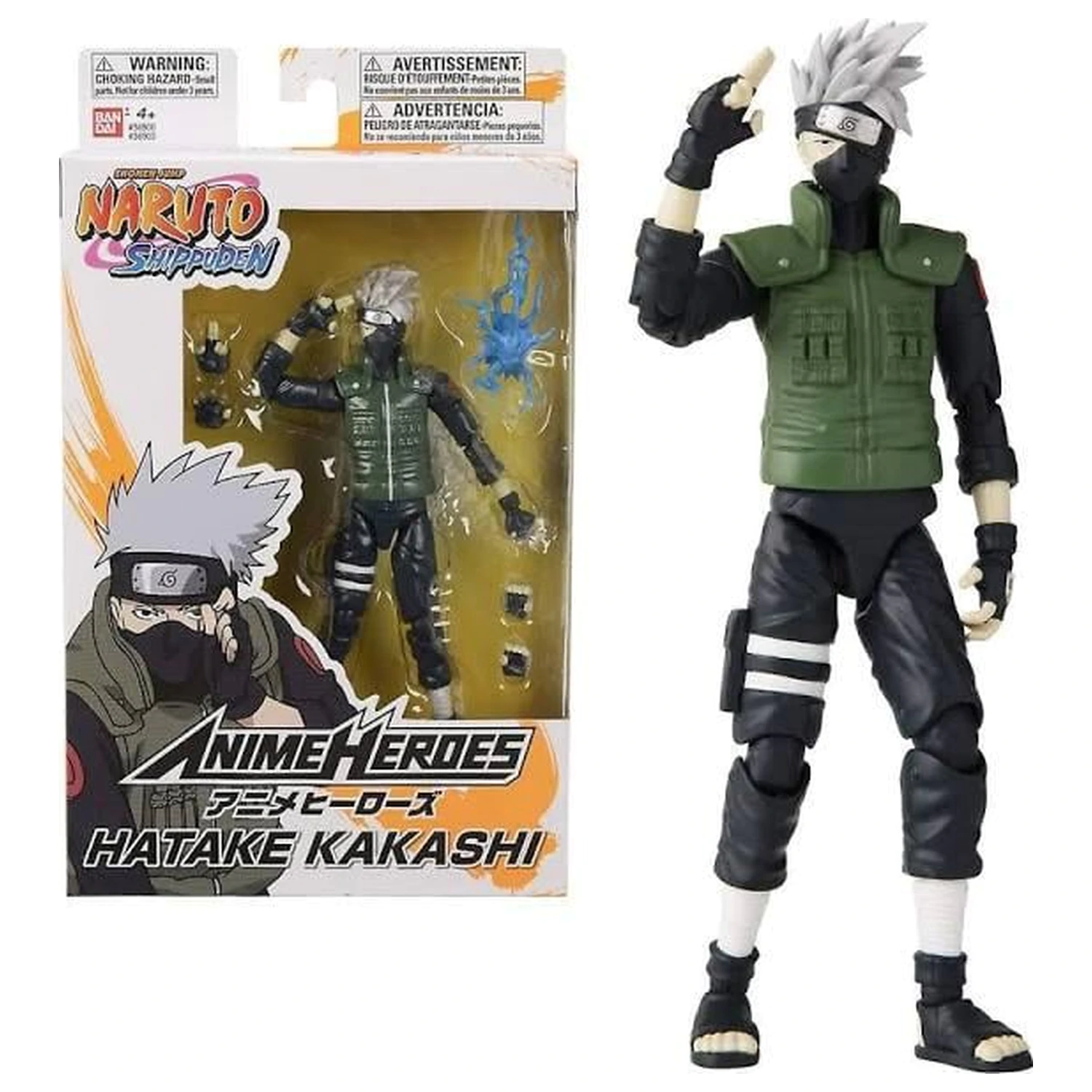 Naruto Hatake Kakashi Figura Anime Heroes 17 cm fotografija proizvoda