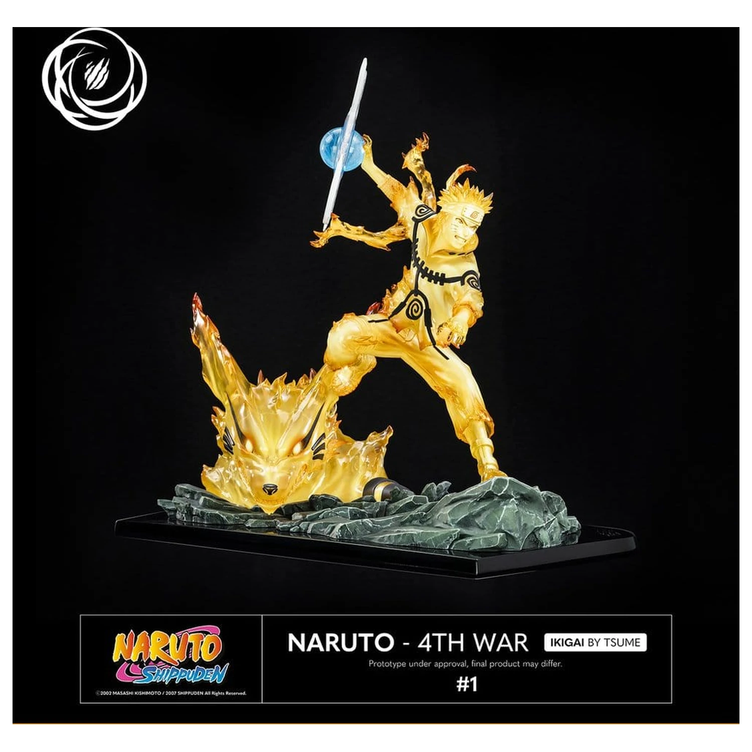 Naruto IKIGAI Figura 1/6 Naruto Četvrti Veliki Ninja Rat fotografija proizvoda