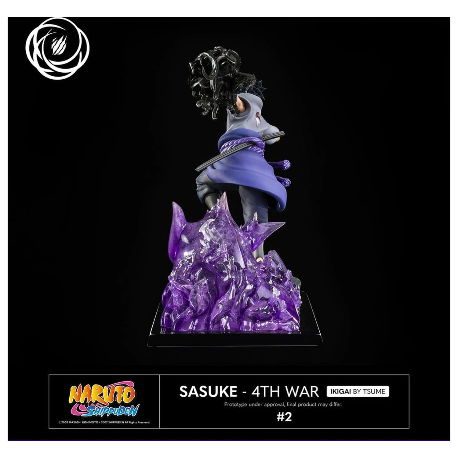 Naruto IKIGAI Figura 1/6 Sasuke Fourth Great Ninja War fotografija proizvoda