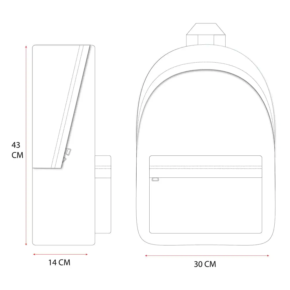 Naruto Ruksak Let's Move 43 cm fotografija proizvoda