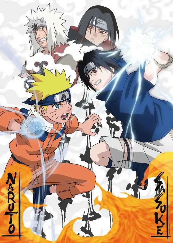 Naruto Slagalica Naruto vs. Sasuke (1000 dijelova) fotografija proizvoda