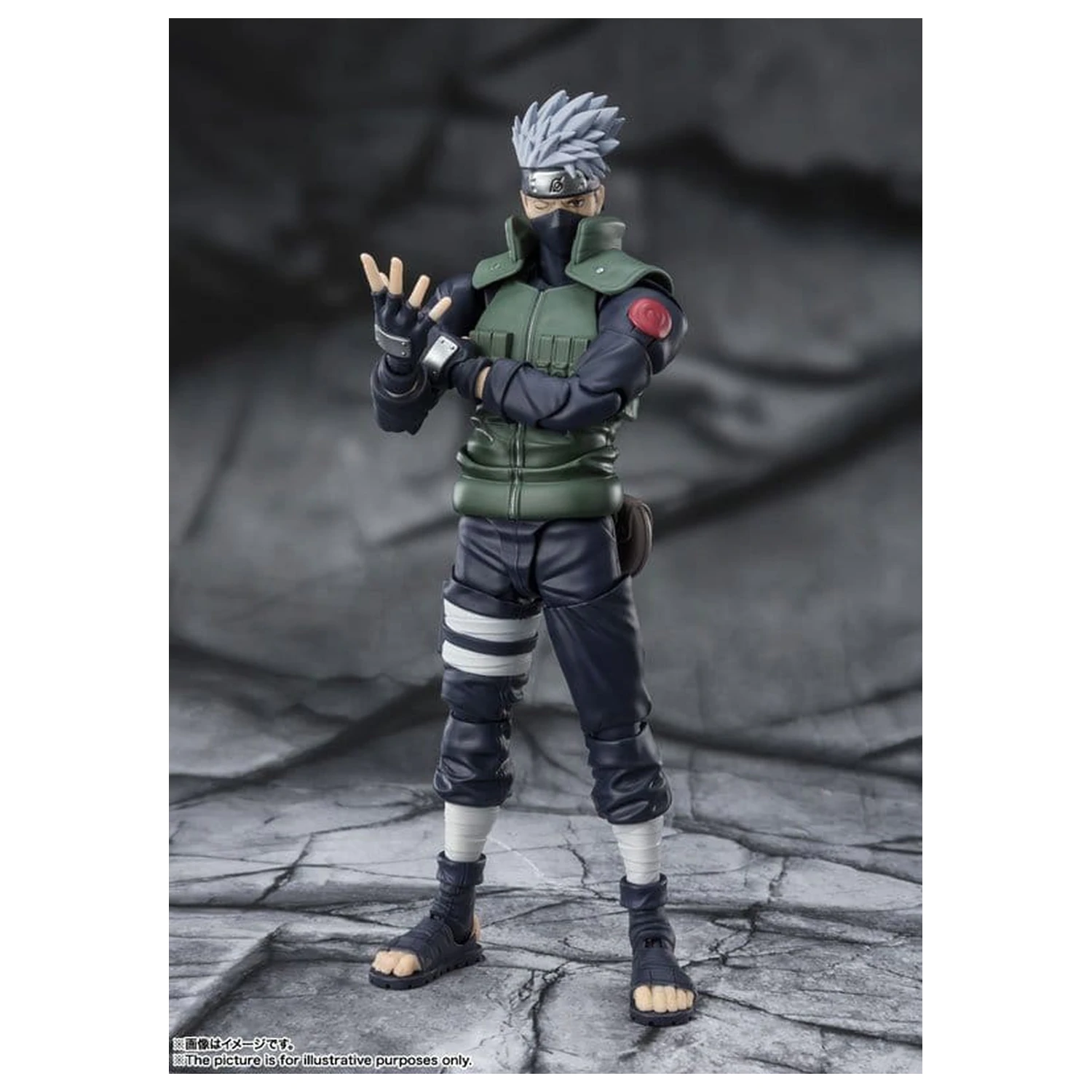 Naruto S.H.Figuarts akcijska figura Kakashi Hatake -The famed Sharingan Hero- 16 cm fotografija proizvoda