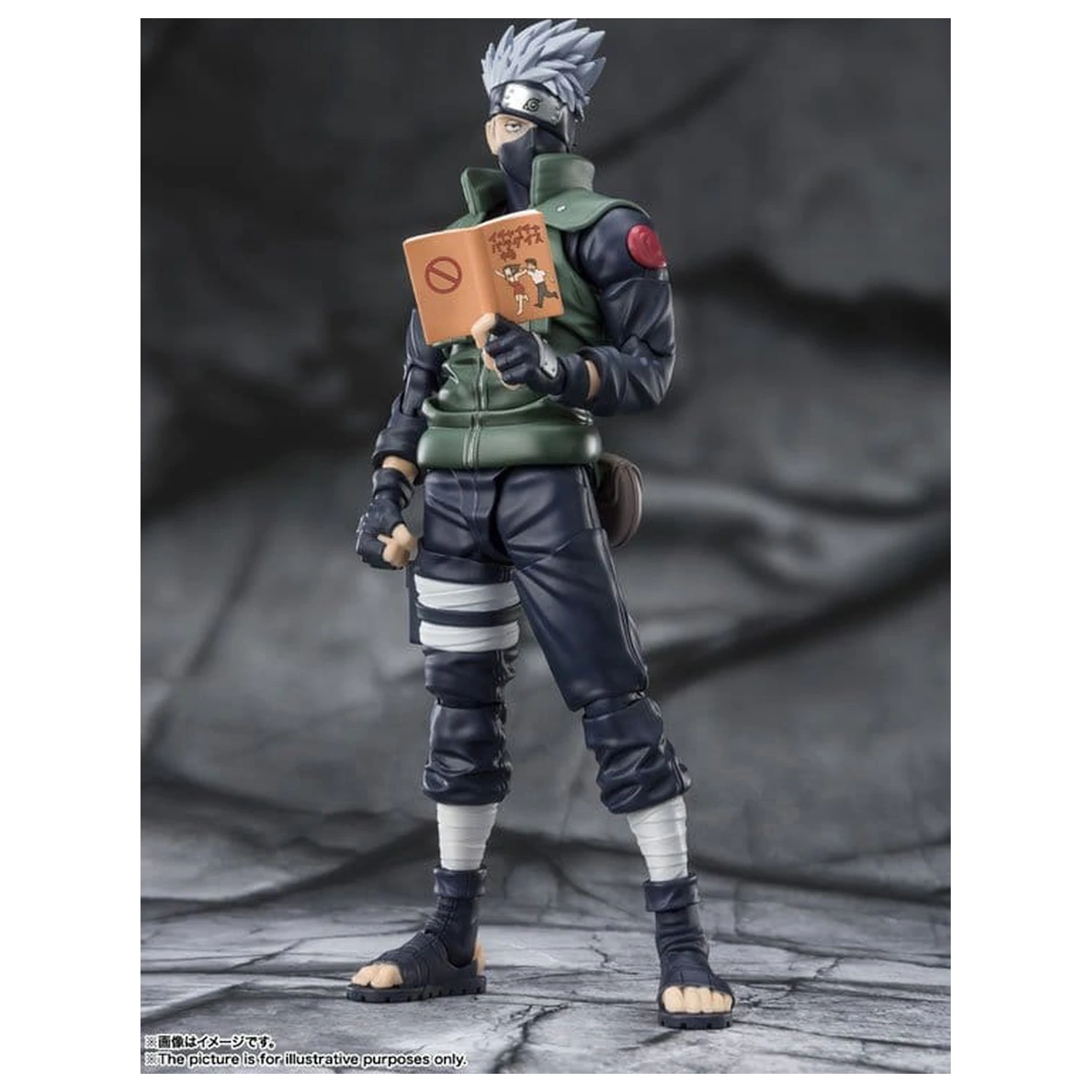 Naruto S.H.Figuarts akcijska figura Kakashi Hatake -The famed Sharingan Hero- 16 cm fotografija proizvoda