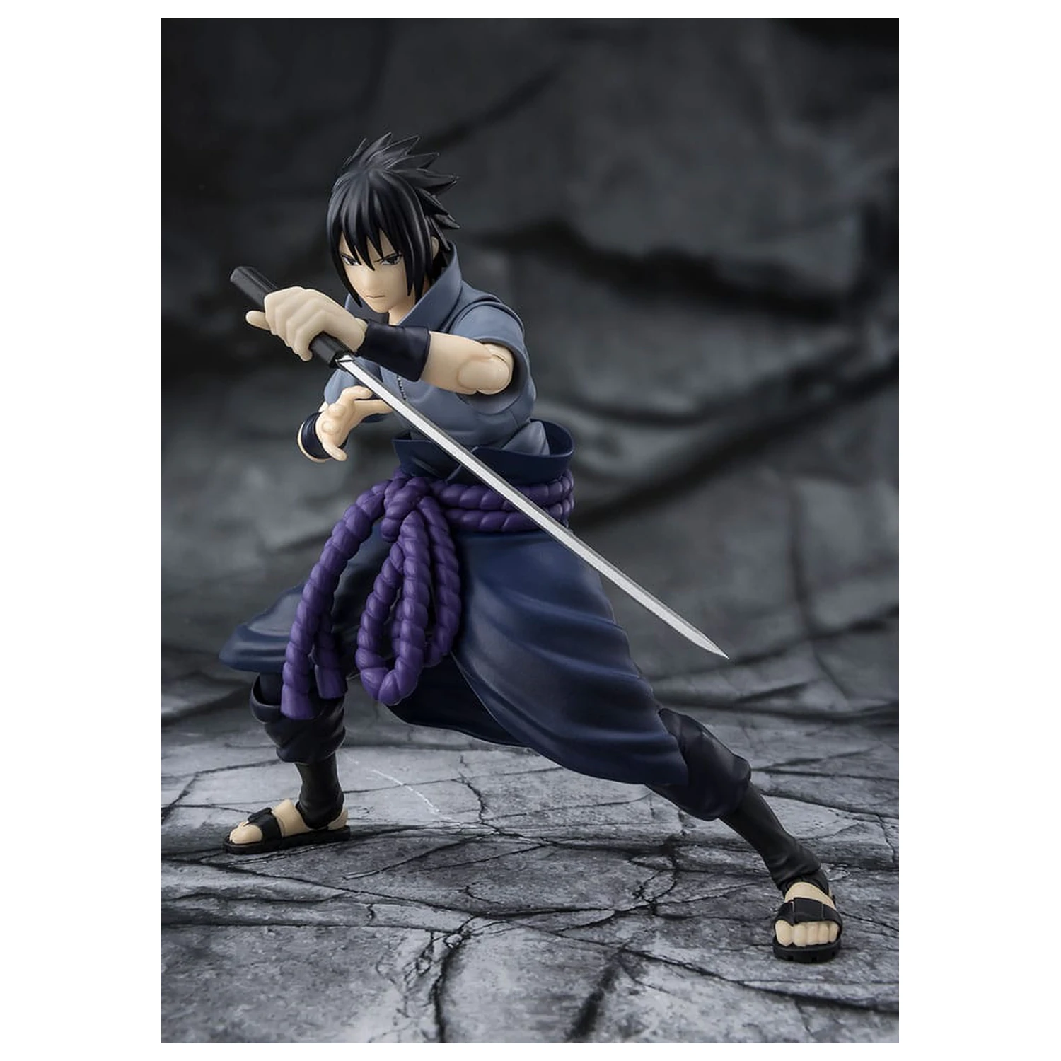 Naruto S.H.Figuarts akcijska figura Sasuke Uchiha Solitary Shinobi 15 cm fotografija proizvoda