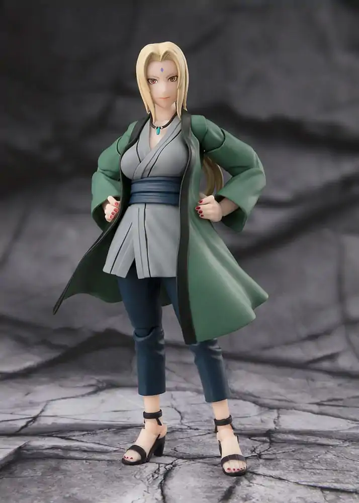 Naruto S.H.Figuarts akcijska figura Tsunade The legendary Medical Ninja 14 cm fotografija proizvoda