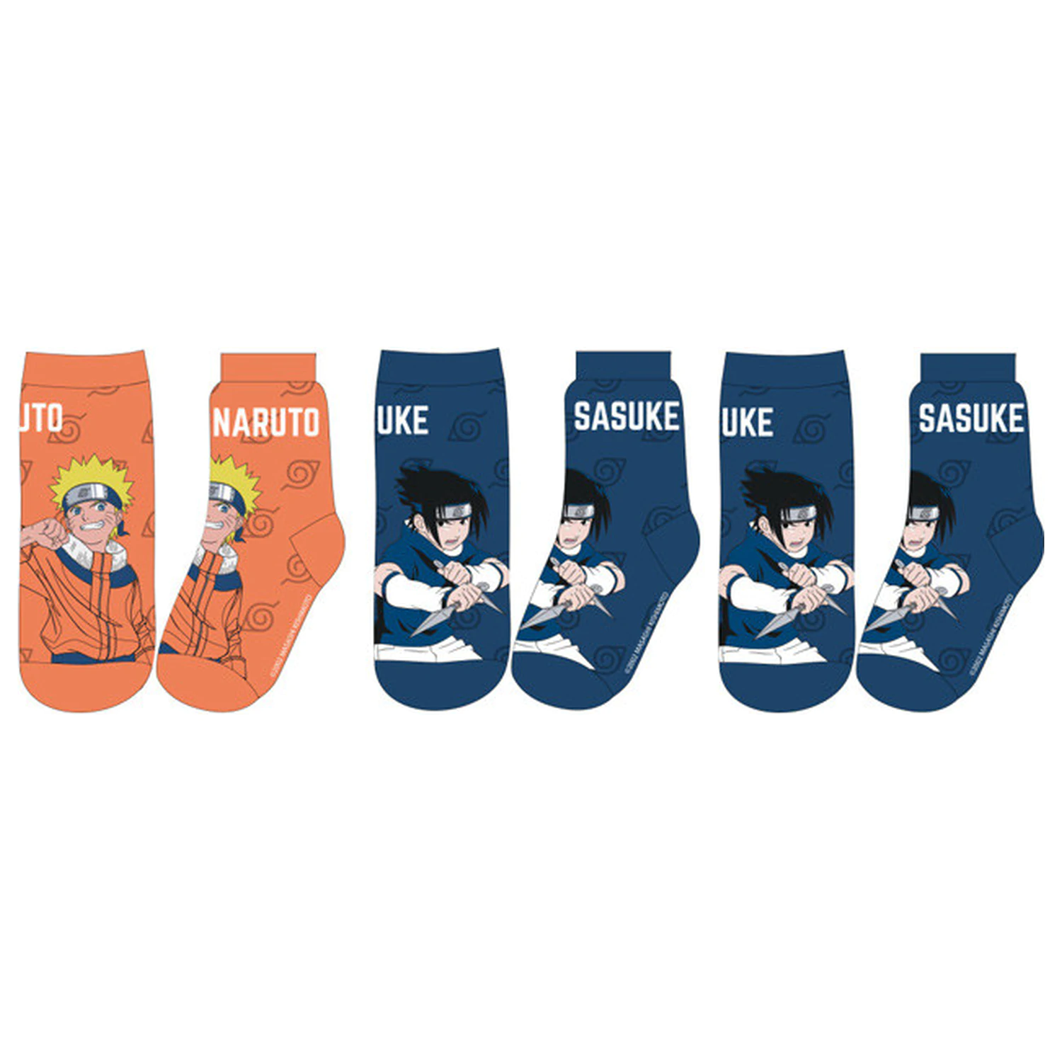 Naruto Sasuke Dječje čarape 23/26 fotografija proizvoda