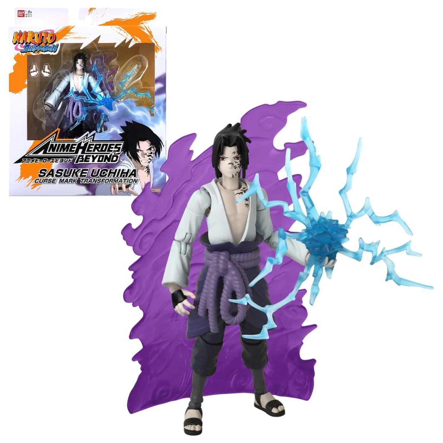 NARUTO Sasuke s efektom transformacije figura Anime Heroes Beyond 17 cm fotografija proizvoda