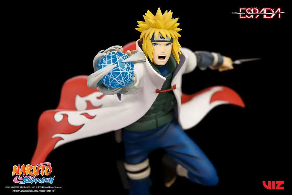 Naruto Shippuden PVC Kip 1/8 Minato Namikaze Vs Nine Tailed Fox 41 cm fotografija proizvoda