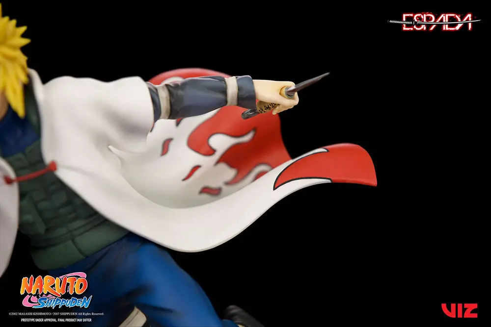 Naruto Shippuden PVC Kip 1/8 Minato Namikaze Vs Nine Tailed Fox 41 cm fotografija proizvoda