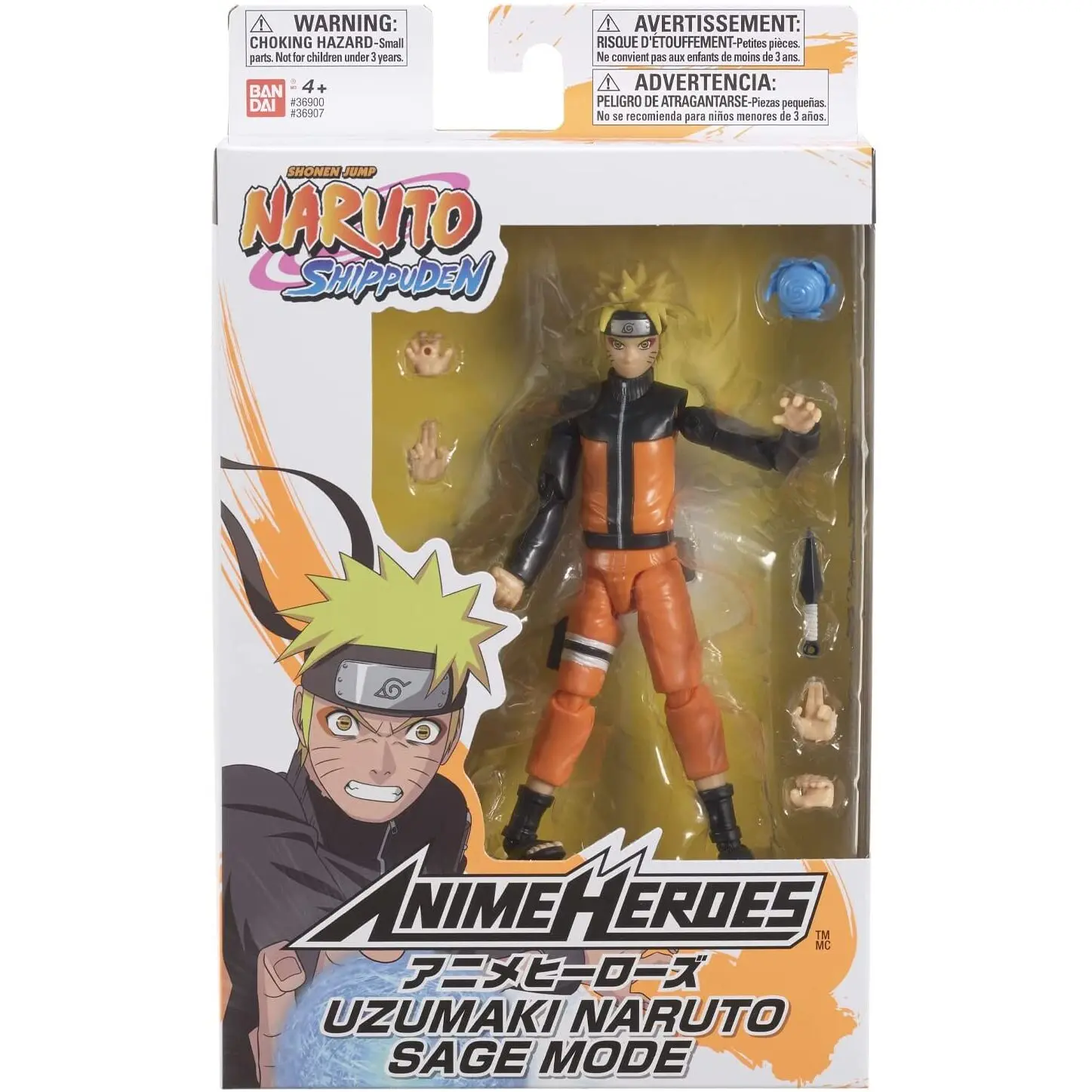 Naruto Shippuden Anime Heroes Naruto Uzamaki Saga Mode figura 15 cm fotografija proizvoda