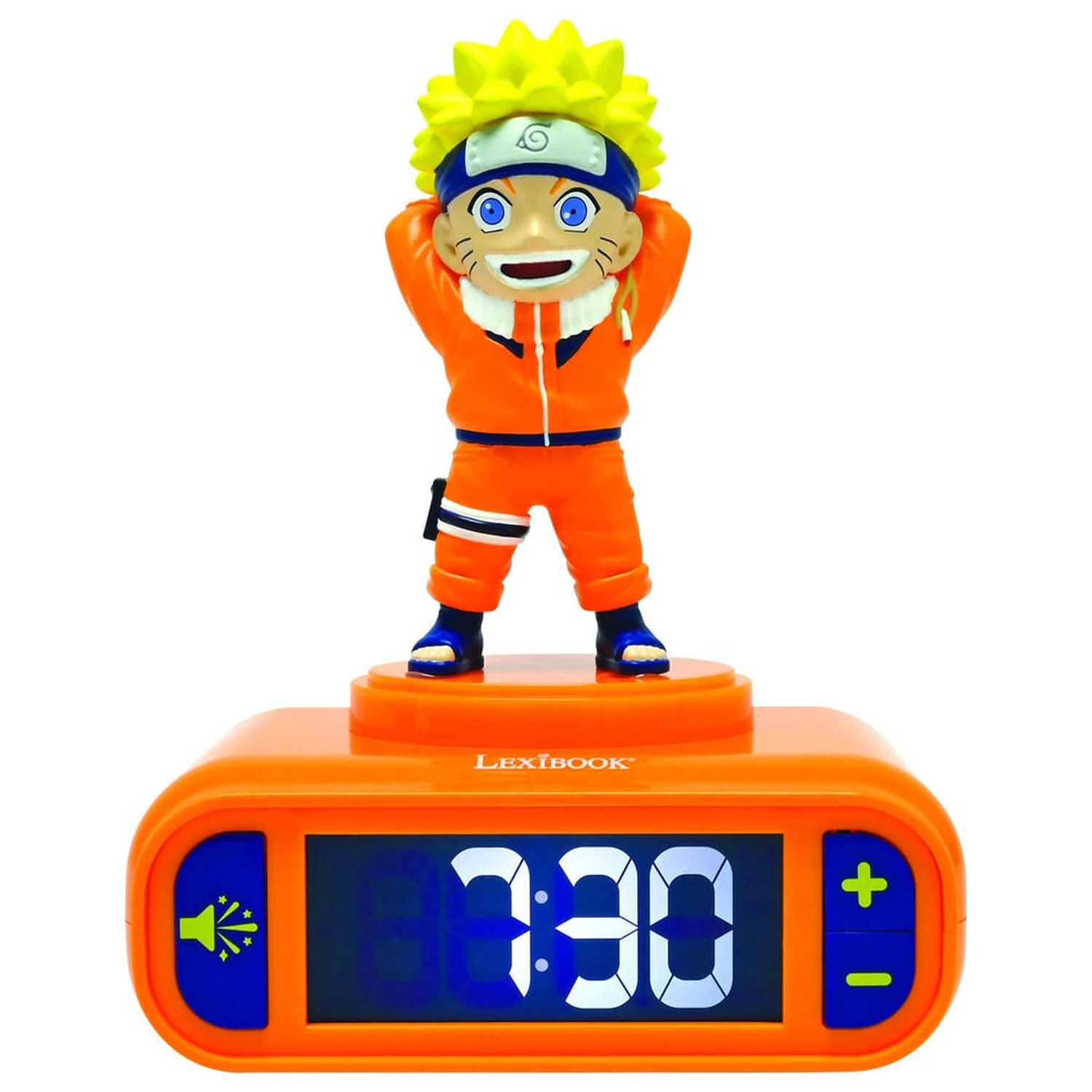 Naruto Shippuden digitalna budilica s 3D noćnim svjetlom fotografija proizvoda