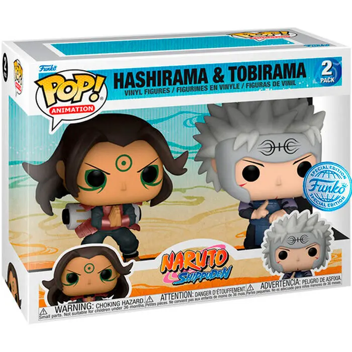 Naruto Shippuden POP! Animation Vinyl Figure 2-Pack Hashirama & Tobirama 9 cm fotografija proizvoda