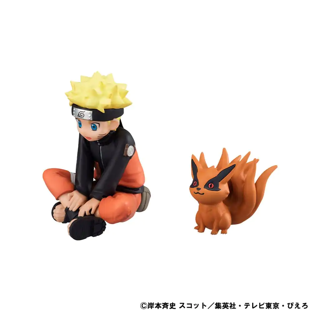 Naruto Shippuden Gaiden G.E.M. Series PVC Statua Naruto Uzumaki & Biju Set 7 cm fotografija proizvoda