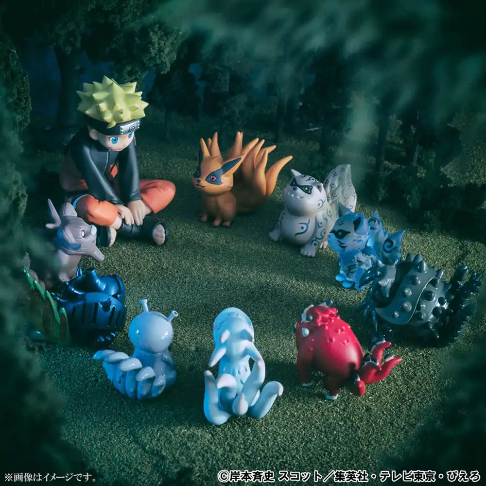 Naruto Shippuden Gaiden G.E.M. Series PVC Statua Naruto Uzumaki & Biju Set 7 cm fotografija proizvoda