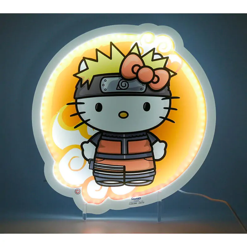 Naruto Shippuden Hello Kitty neonska svjetiljka fotografija proizvoda