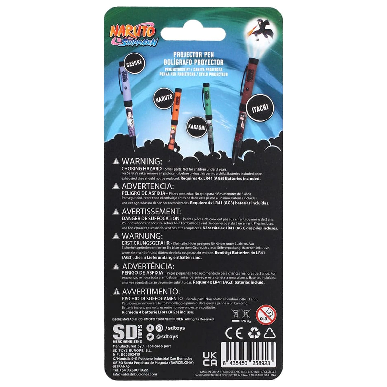 Naruto Shippuden olovka sa svjetlosnim projektorom Itachi fotografija proizvoda