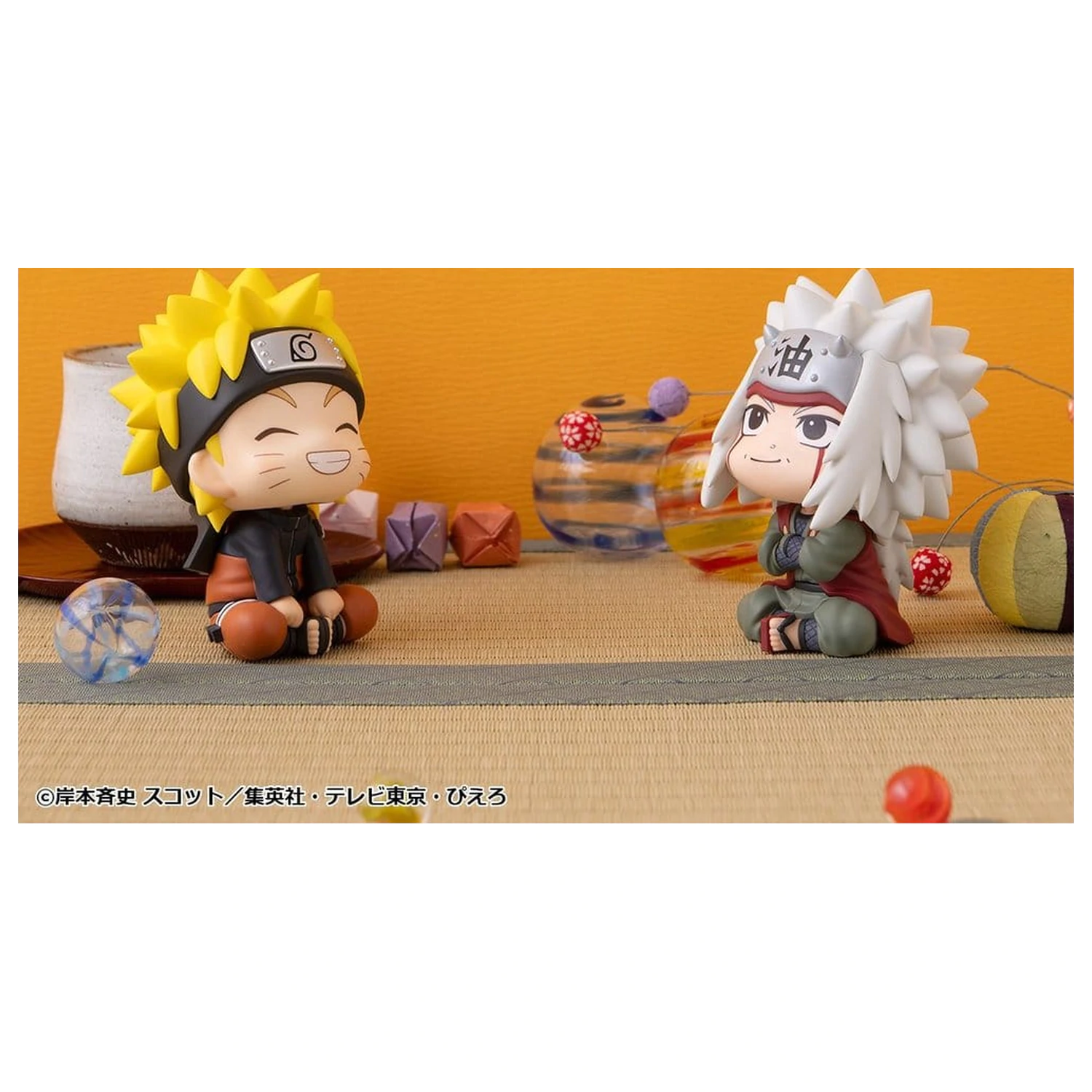 Naruto Shippuden Look Up PVC Figurice, set od 2: Naruto Uzumaki Smile Ver. & Jiraiya 11 cm (s poklonom) fotografija proizvoda