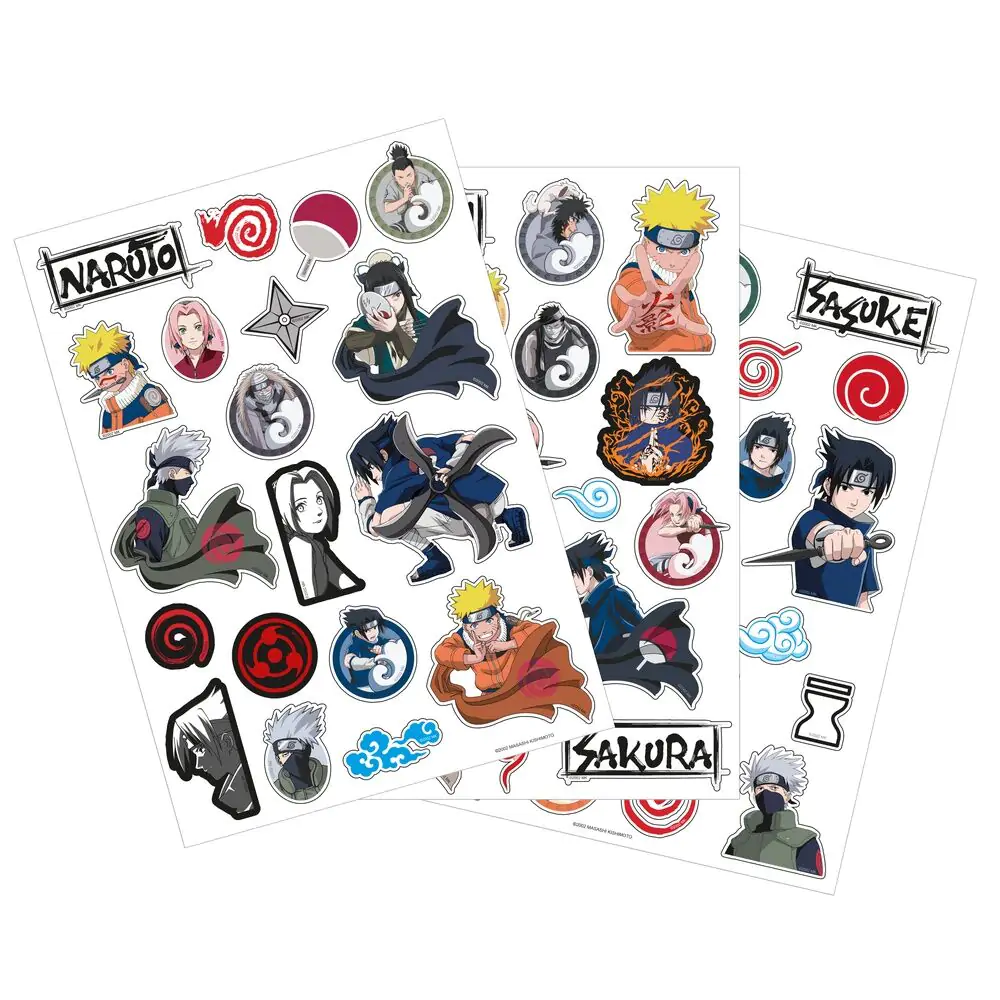 Naruto Shippuden komplet uklonjivih naljepnica fotografija proizvoda
