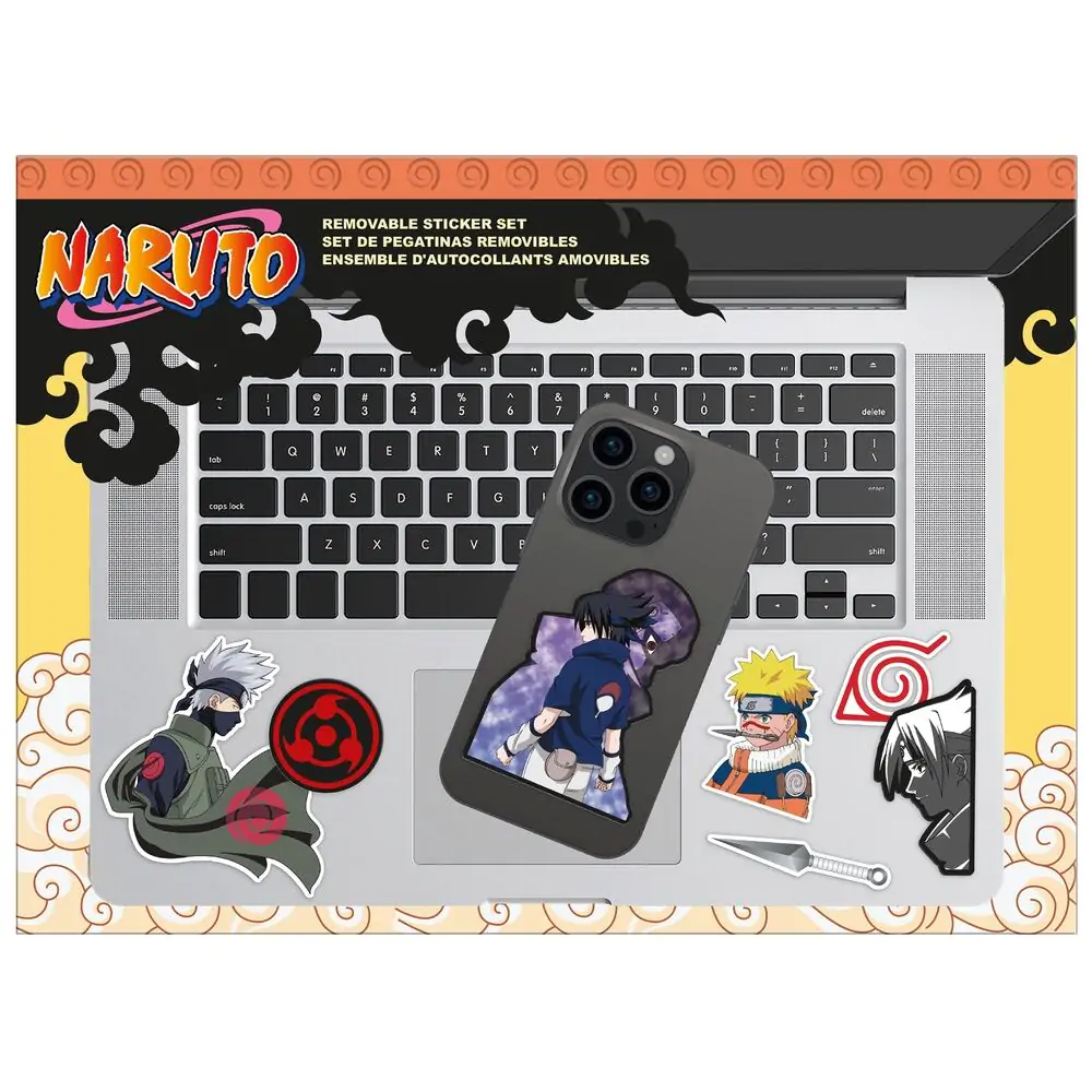Naruto Shippuden komplet uklonjivih naljepnica fotografija proizvoda