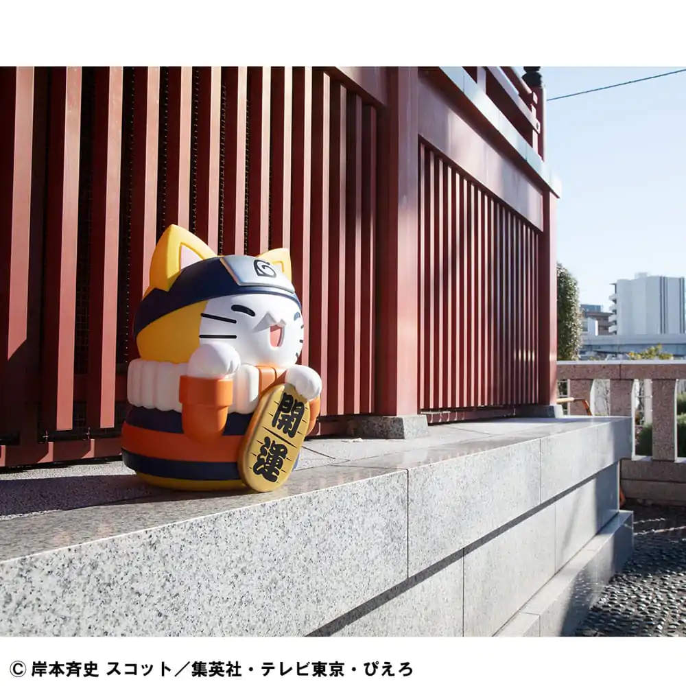 Naruto Shippuden Mega Cat Project Nyanto! The Big Nyaruto Series kolekcionarska figurica Nyaruto Fortune Cats Giant verzija 34 cm fotografija proizvoda