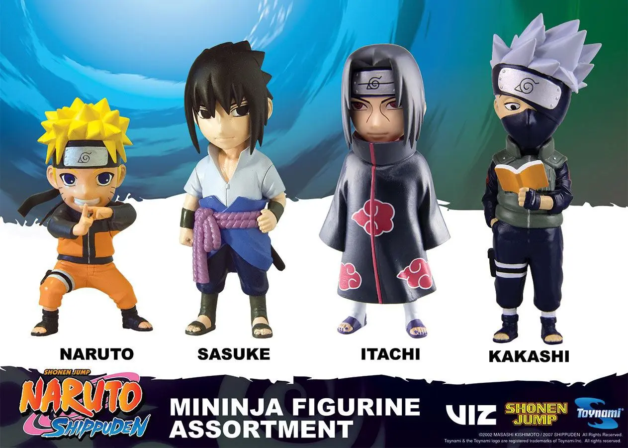 Naruto Shippuden Mininja Mini Figura Sasuke 8 cm fotografija proizvoda