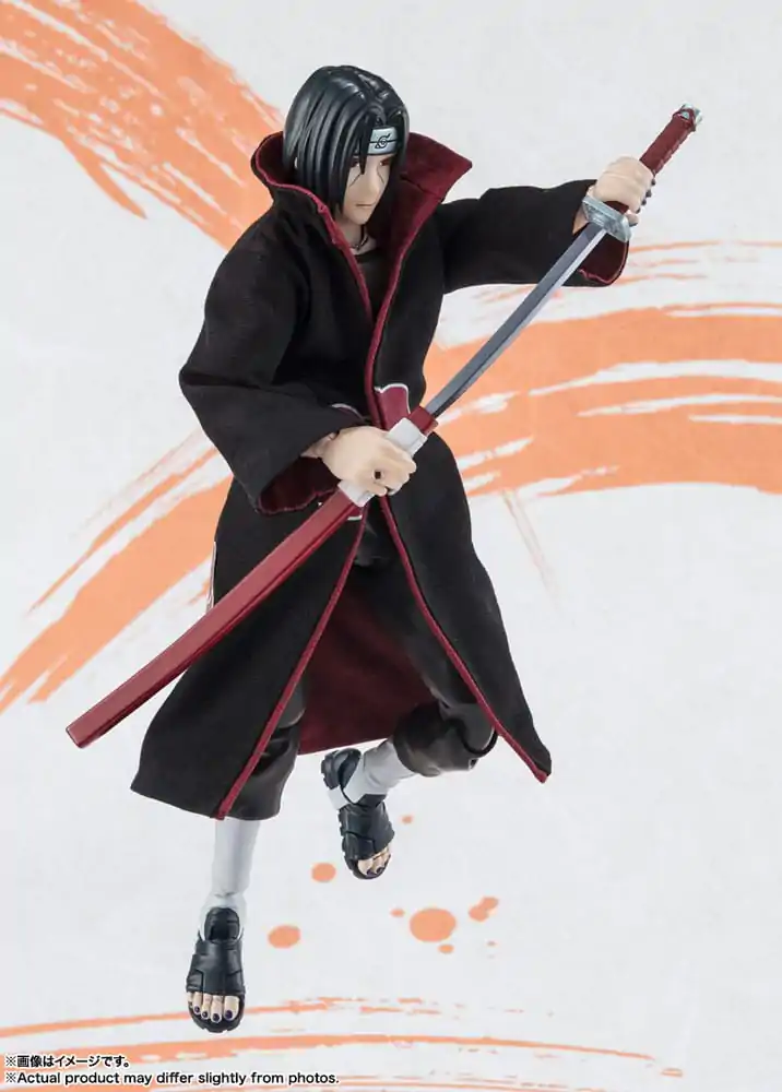 Naruto Shippuden S.H. Figuarts akcijska figura Itachi Uchiha NarutoP99 Edition 15 cm fotografija proizvoda