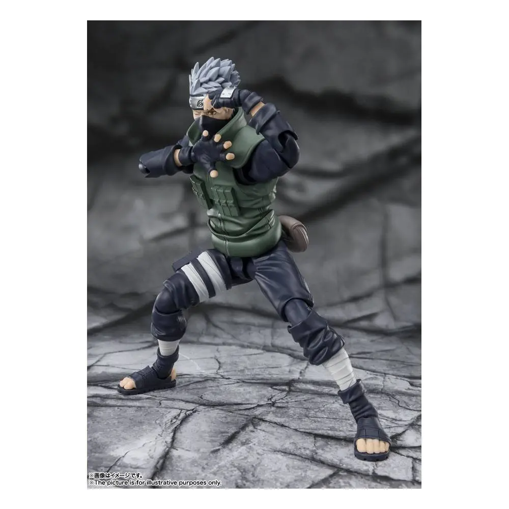 Naruto Shippuden S.H. Figuarts akcijska figura Kakashi Hatake -The famed Sharingan Hero- 16 cm fotografija proizvoda