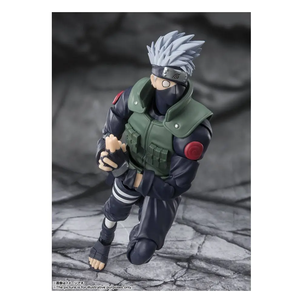 Naruto Shippuden S.H. Figuarts akcijska figura Kakashi Hatake -The famed Sharingan Hero- 16 cm fotografija proizvoda