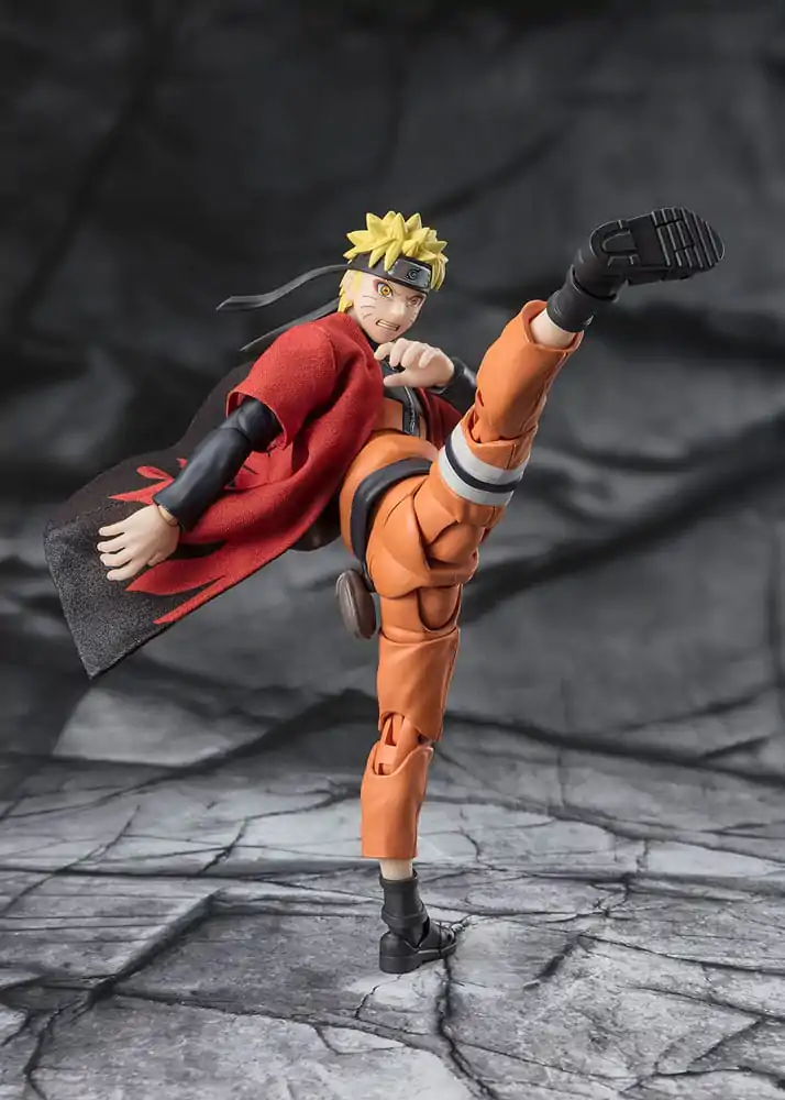 Naruto Shippuden S.H. Figuarts akcijska figura Naruto Uzumaki (Sage Mode) - Savior of Konoha 15 cm fotografija proizvoda