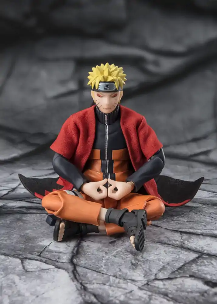 Naruto Shippuden S.H. Figuarts akcijska figura Naruto Uzumaki (Sage Mode) - Savior of Konoha 15 cm fotografija proizvoda